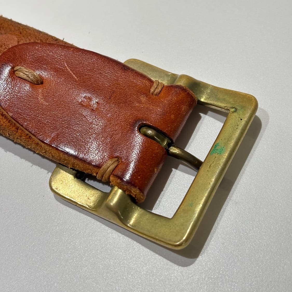 34) 비즈빔 플레인 벨트 라이트 브라운 상품이미지4