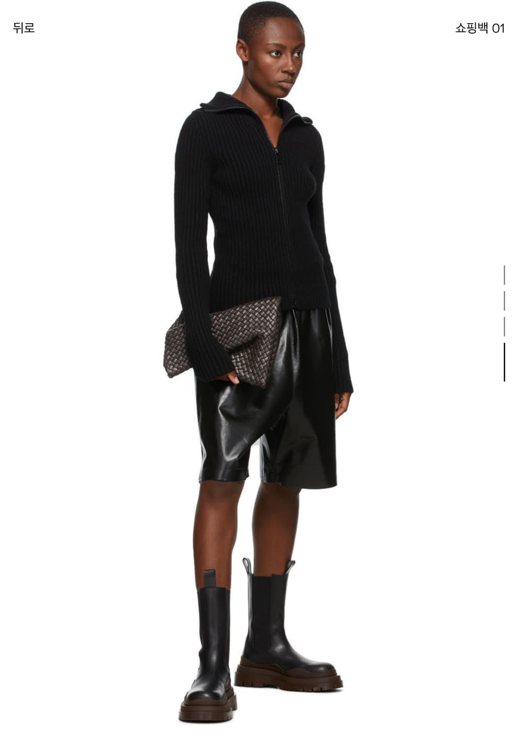 보테가 클러치 브라운 (정가440) 상품이미지6