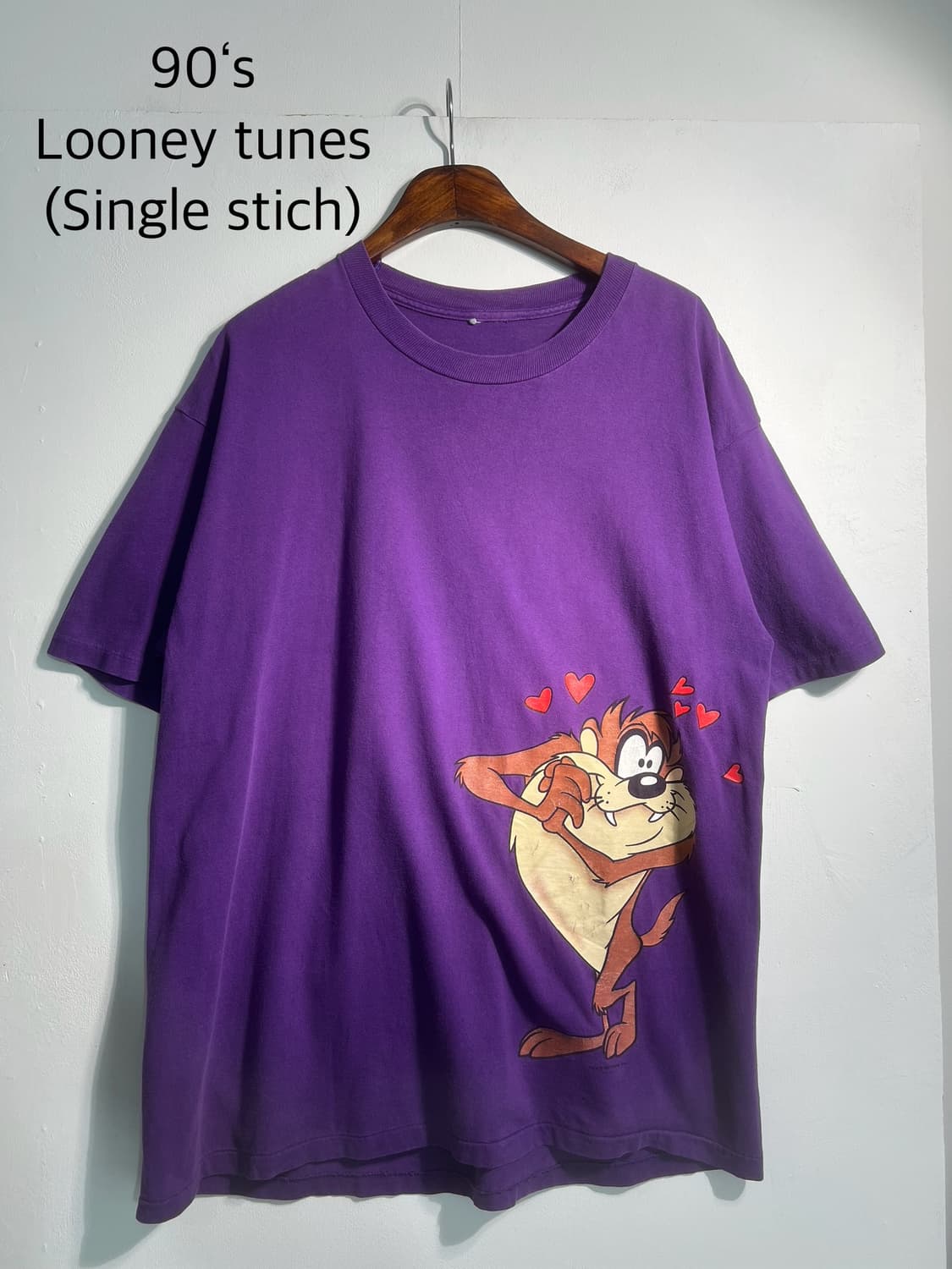 90s looney tunes  루니툰즈 티셔츠 (single stich 상품이미지4