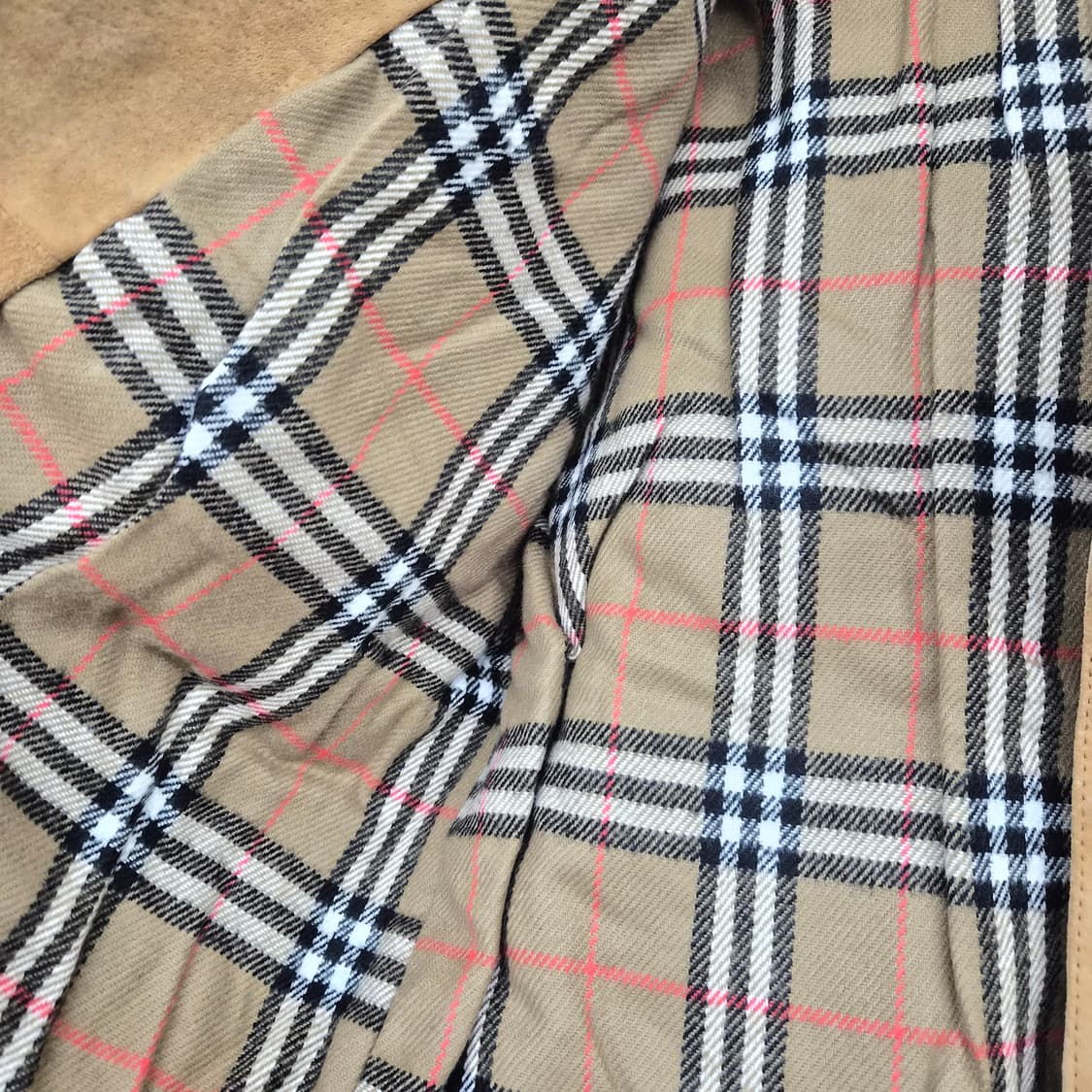 버버리 스웨이드 브라운 자켓 여성 M 상품이미지8