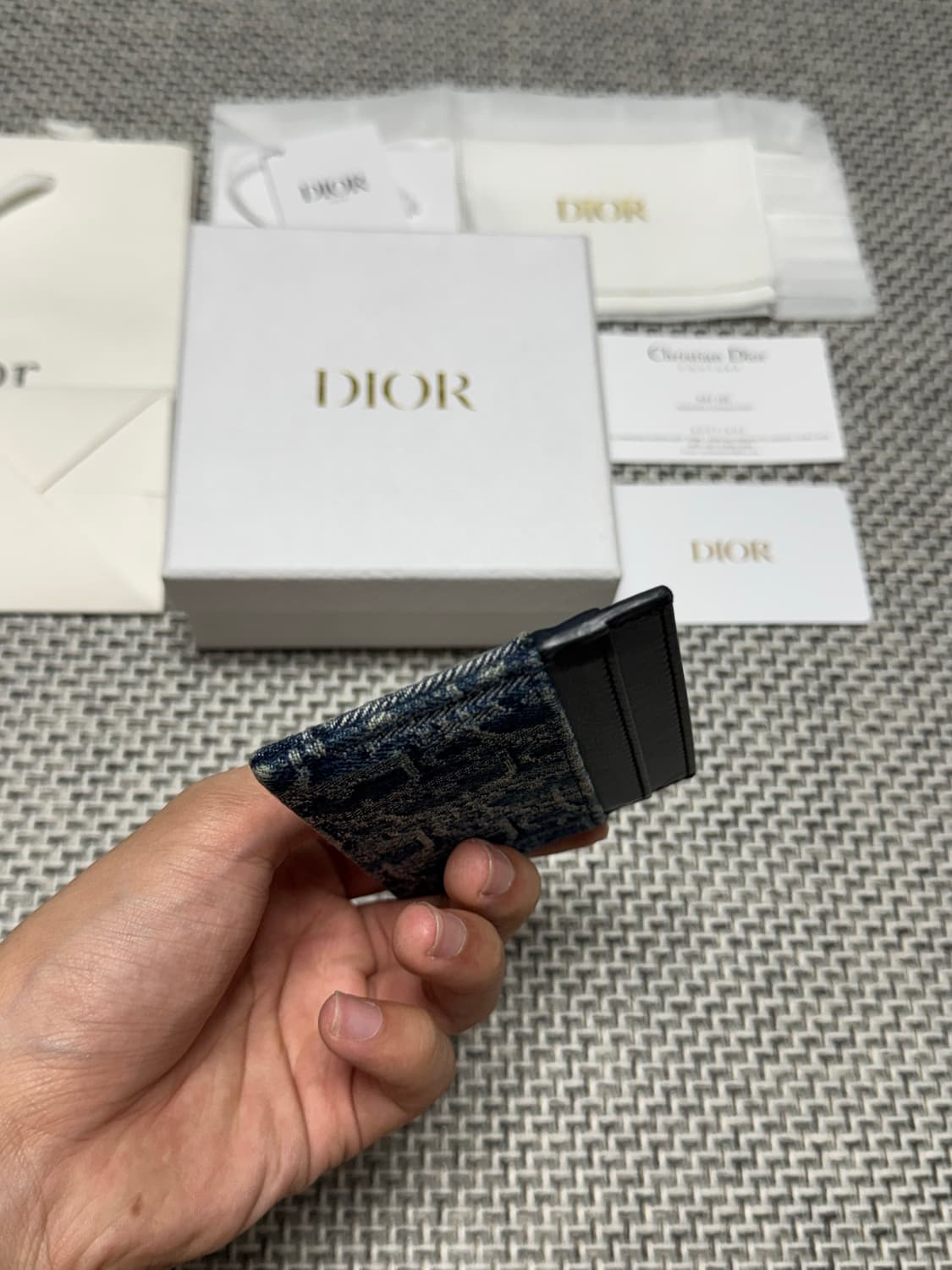 디올 CD 몽테인 30 오블리크 카드지갑 상품이미지5