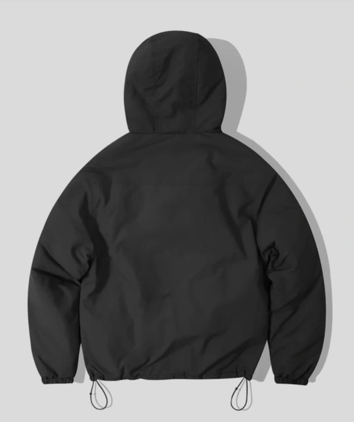 필루미네이트 오버핏 심볼 로고 후드 패딩 블랙 S 상품이미지3