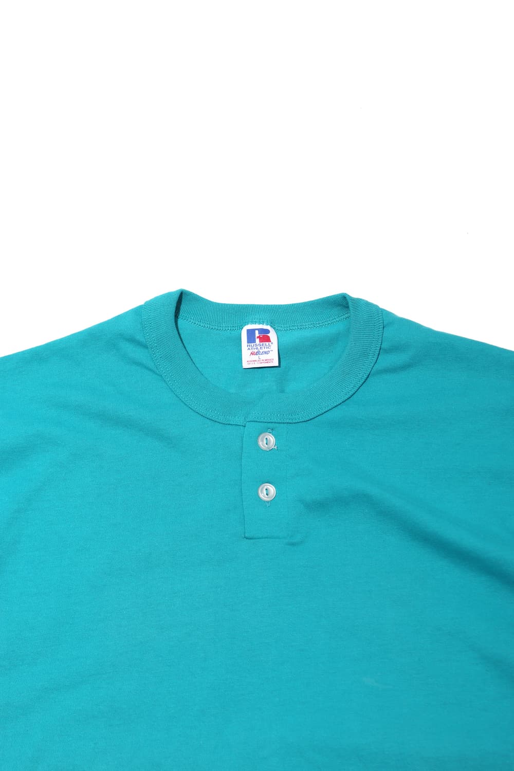 RUSSELL ATHLETIC 헨리넥 반팔 티셔츠 size L 상품이미지3