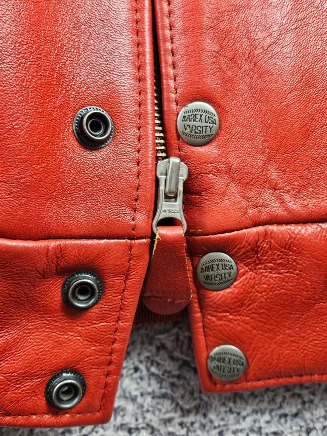 90's 아비렉스 터스키기 레드테일즈 가죽 자켓 ( M ) / 10978 상품이미지6