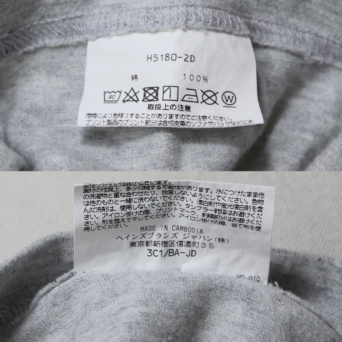 (착용컷) Hanes BEEFY 반팔 티셔츠 (남성용 M) 상품이미지6