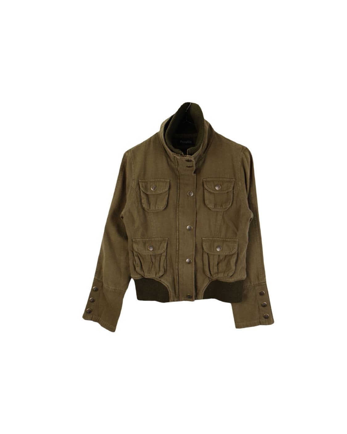 Pumpkin Y2k Khaki Military Jackets 상품이미지4