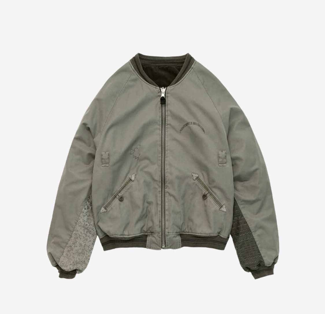 폴리테루 1011 리버시블 플로럴 수베니어 봄버 상품이미지1