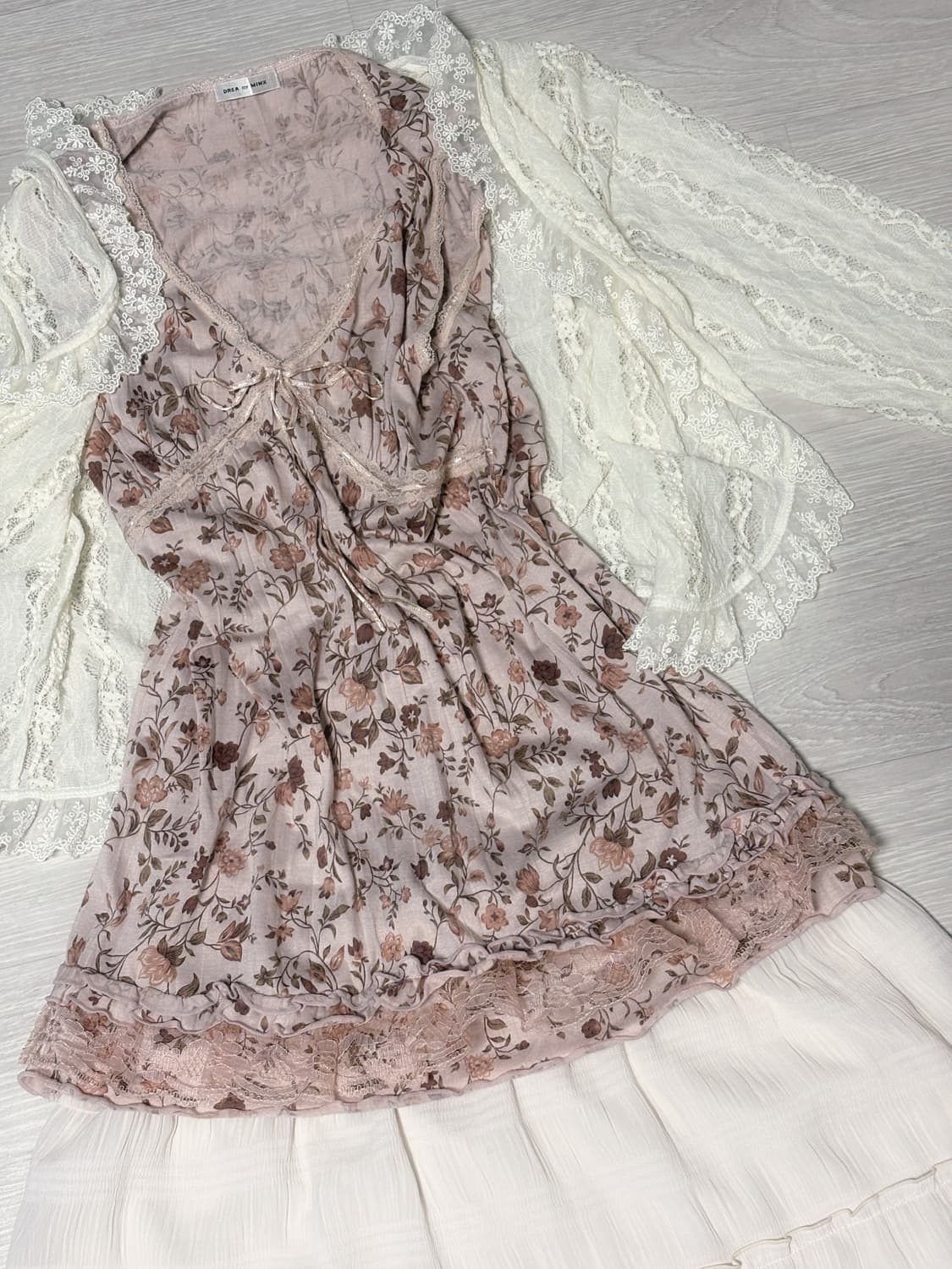 레이스 슬리브리스 상품이미지3