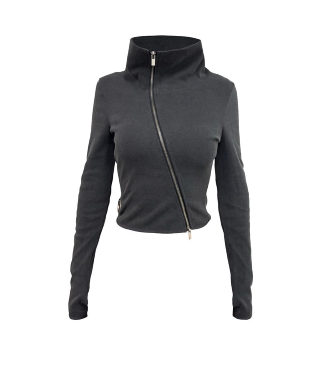 KIMYO Unbal full zipup top 키묘 언발 풀집업 탑 상품이미지2