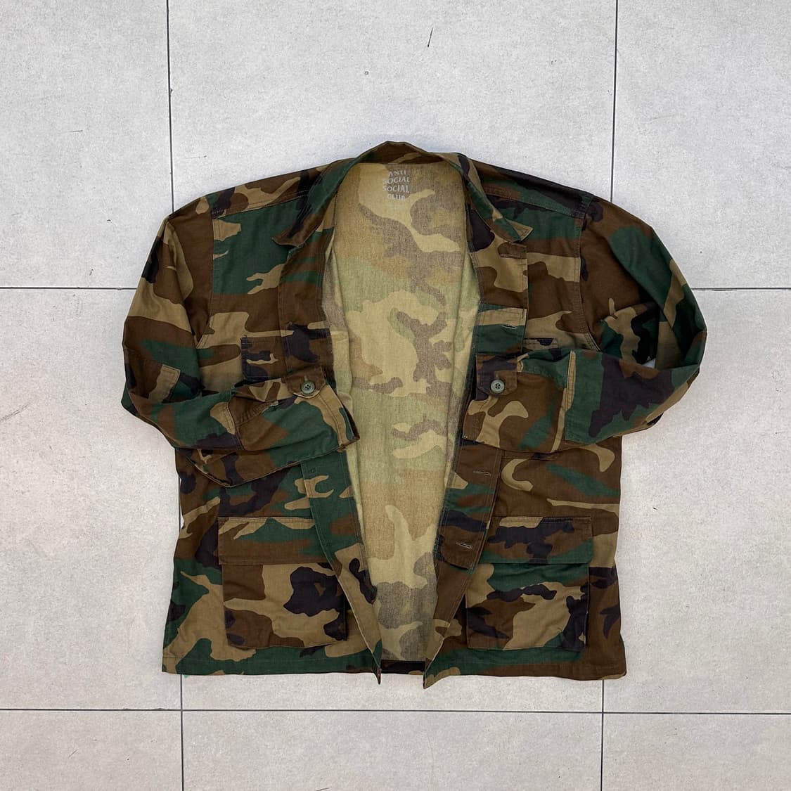 안티소셜클럽 17ss 카모 BDU 자켓 상품이미지6