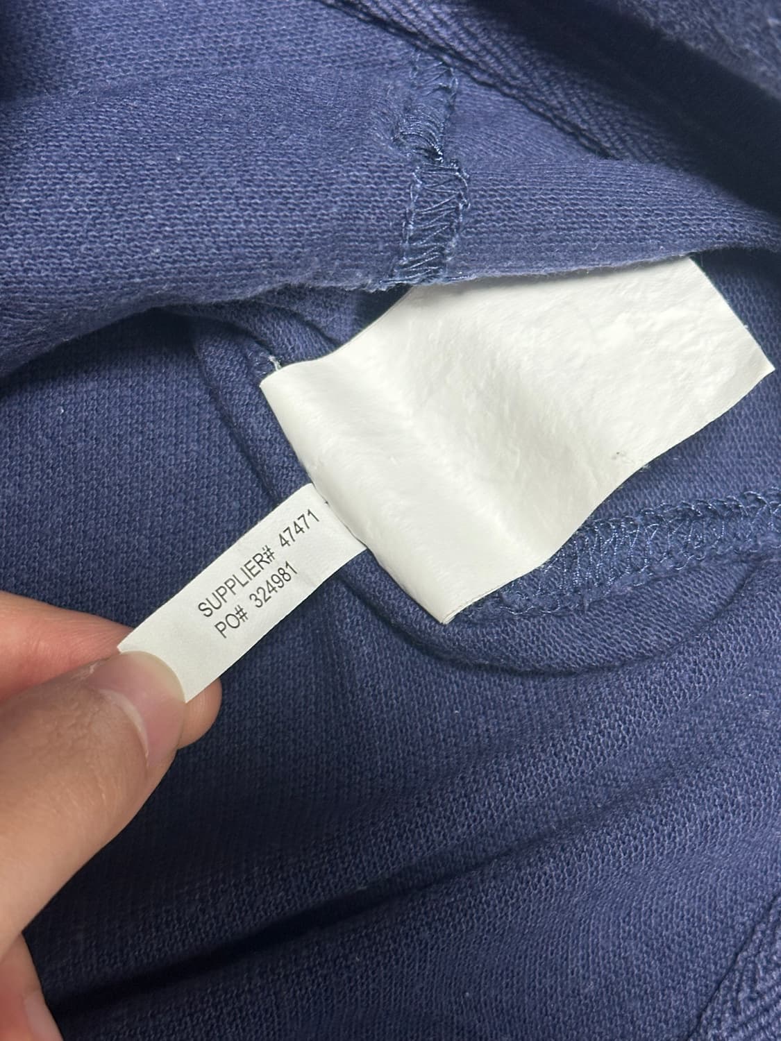 폴로 빅포니 후드집업 네이비 상품이미지3