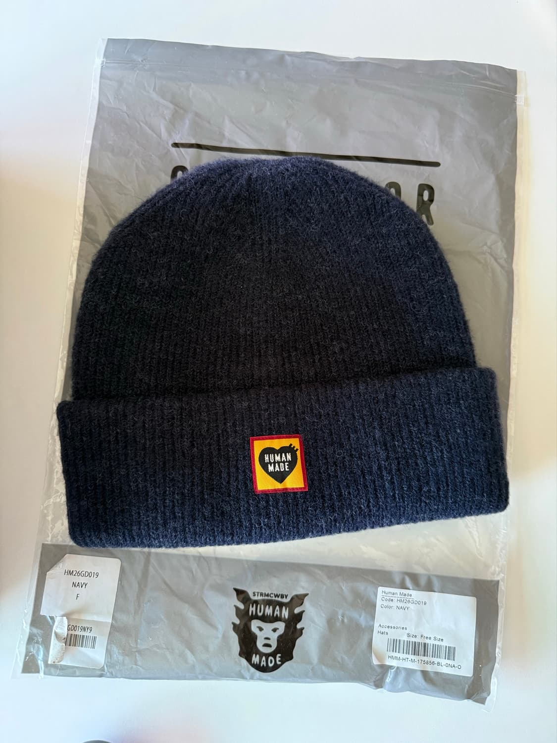 Human Made Navy Beanie HM26GD019 상품이미지1