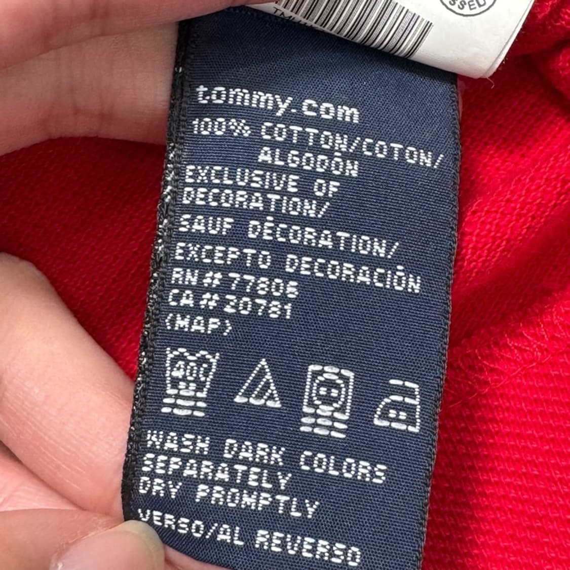 TOMMY HILFIGER 스트라이프 PK 레드 S/P 상품이미지8