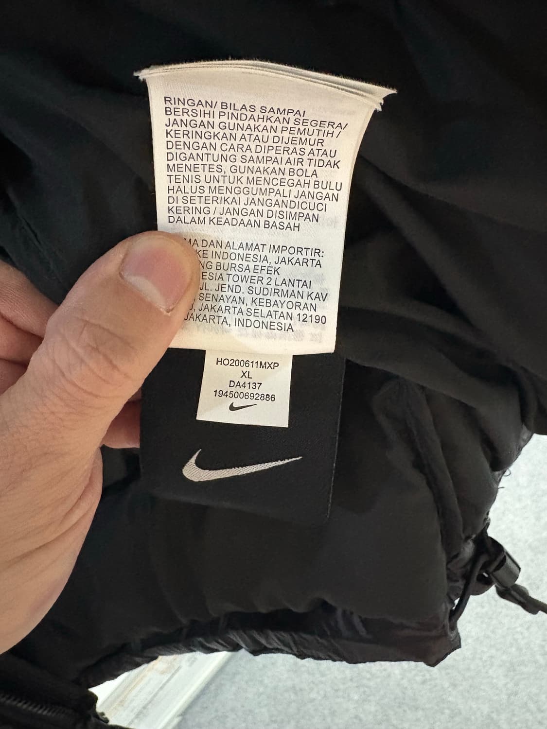 나이키 녹타 패딩 블랙 상품이미지8