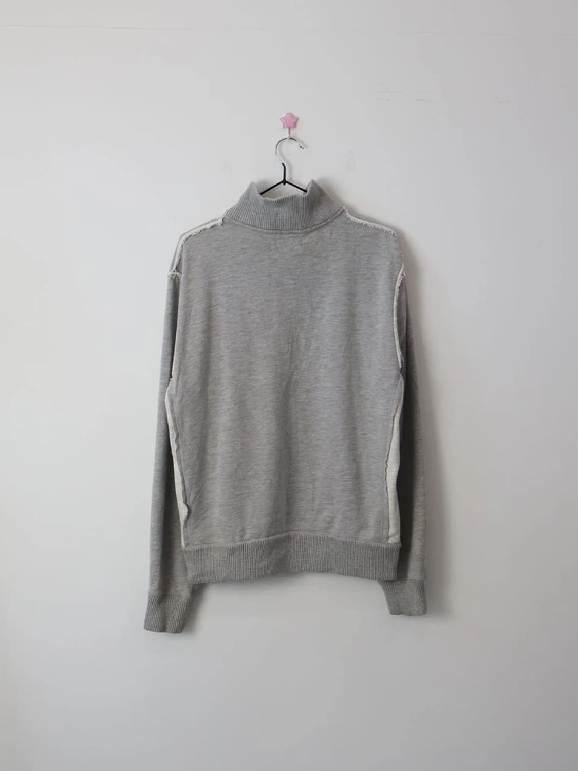 Back Number Gray Zip Sweatshirt 상품이미지4