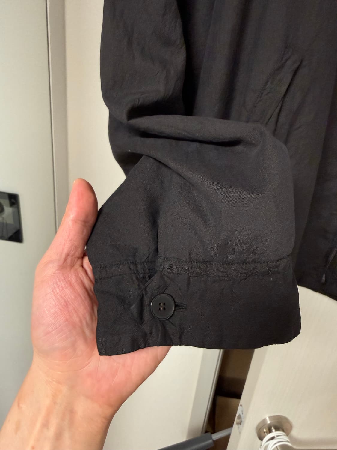 [3] 코모리 25ss 실크 가먼트다잉 블루종 상품이미지6