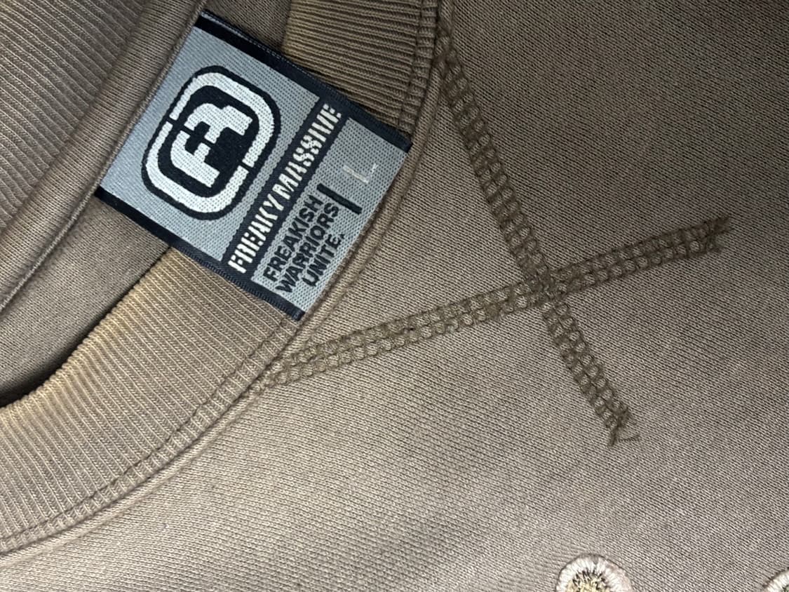 일본 빈티지 카모 자수 크롬 포인트 맨투맨 상품이미지7