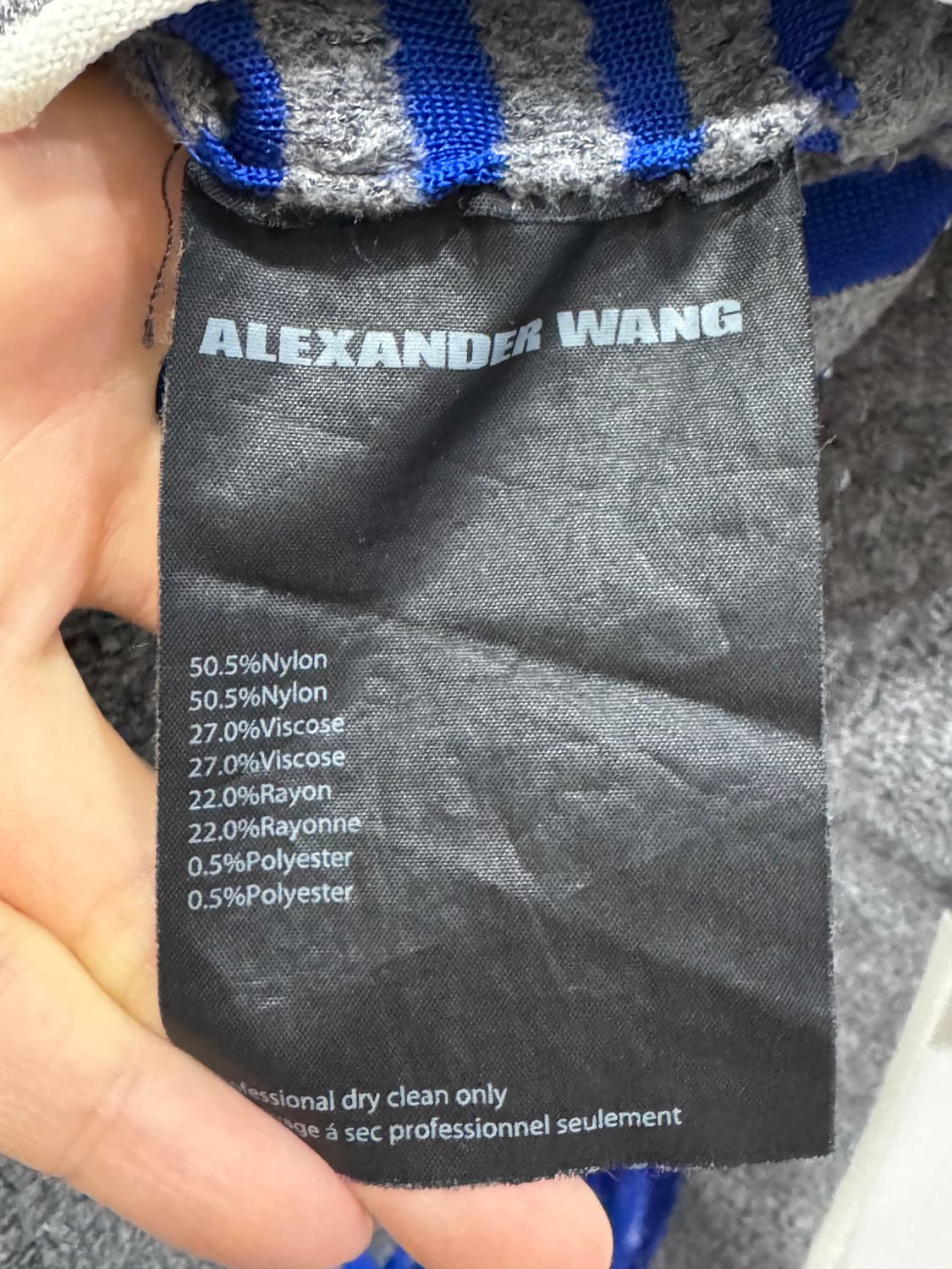 Alexander Wang 줄무늬 니트 원피스 S 상품이미지4