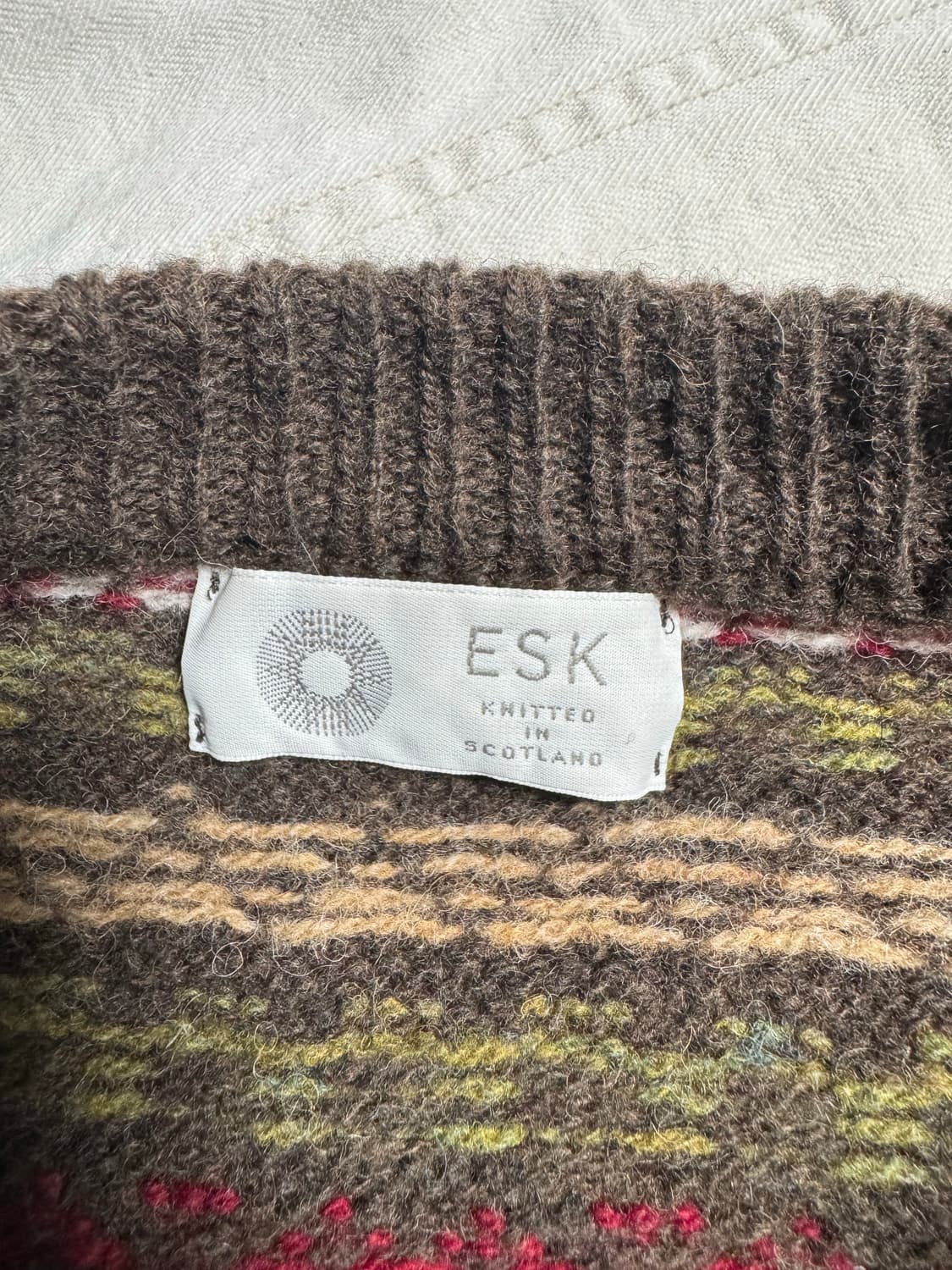 에스크밸리 esk valley 페어아일 니트 상품이미지3