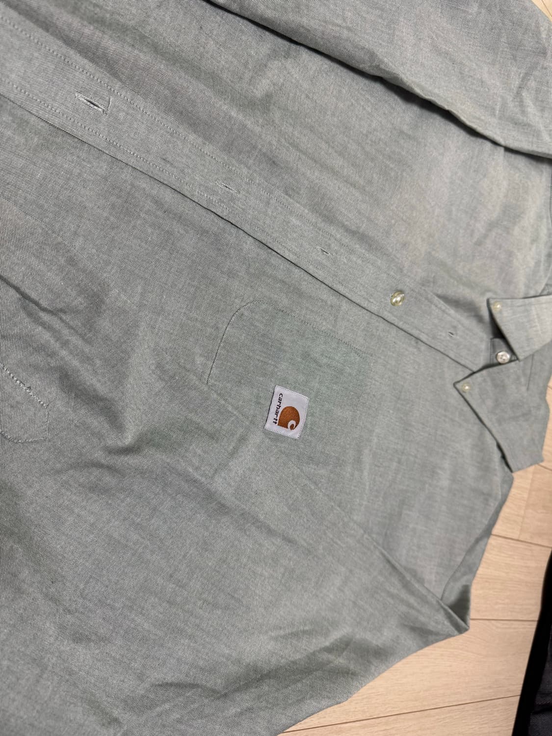 빈티지 칼하트 그레이셔츠 상품이미지2