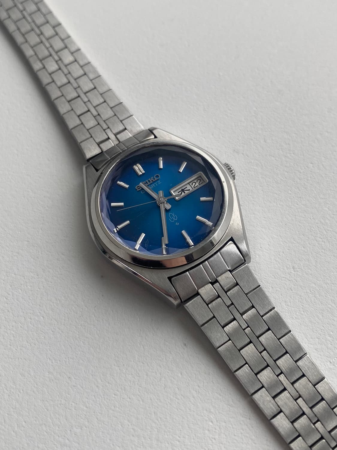 Seiko 세이코 쿼츠 데이데이트 블루 상품이미지2