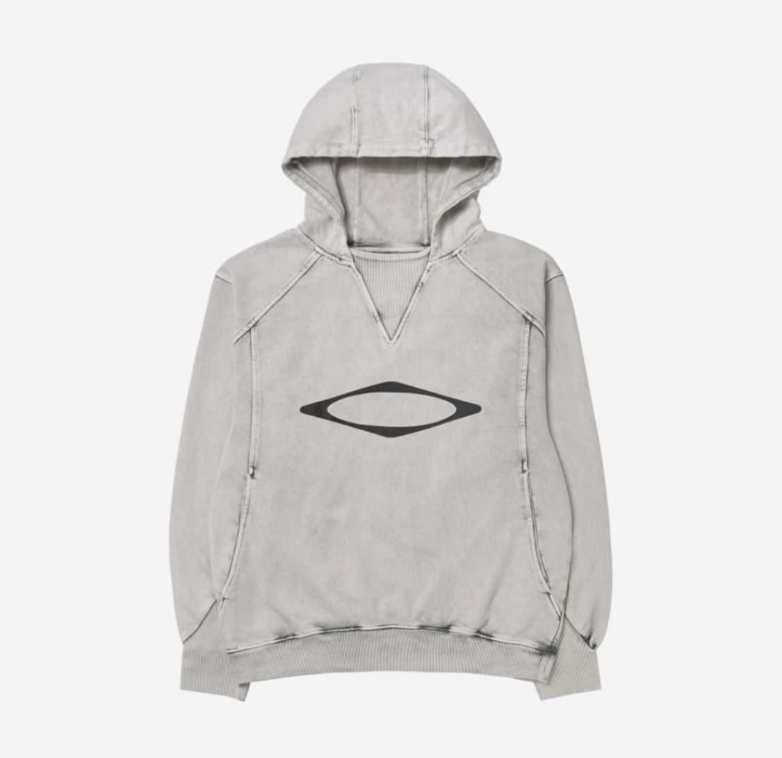 (구해요) 미스치프 블리치드 풀오버 후드티 카키 상품이미지1