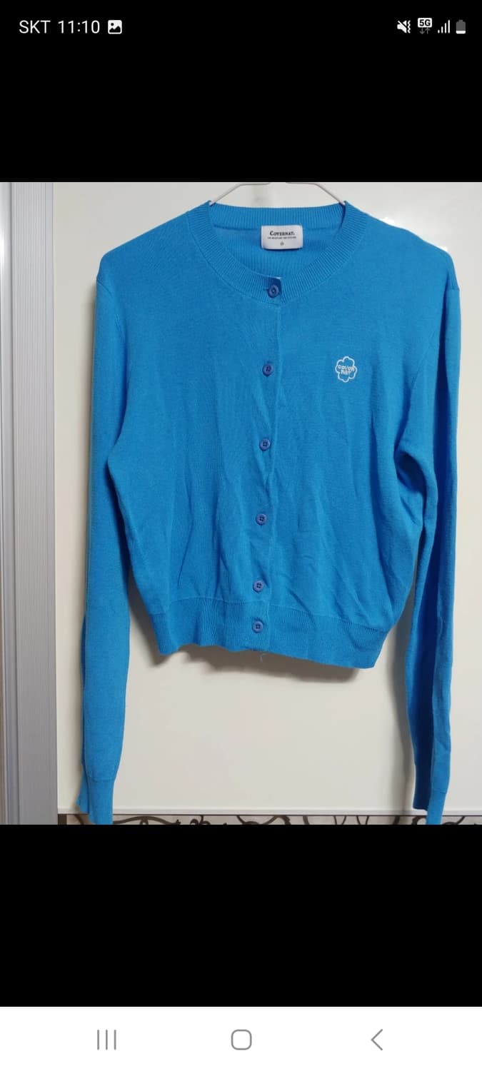 커버낫 우먼 클로버 하트 가디건 상품이미지1