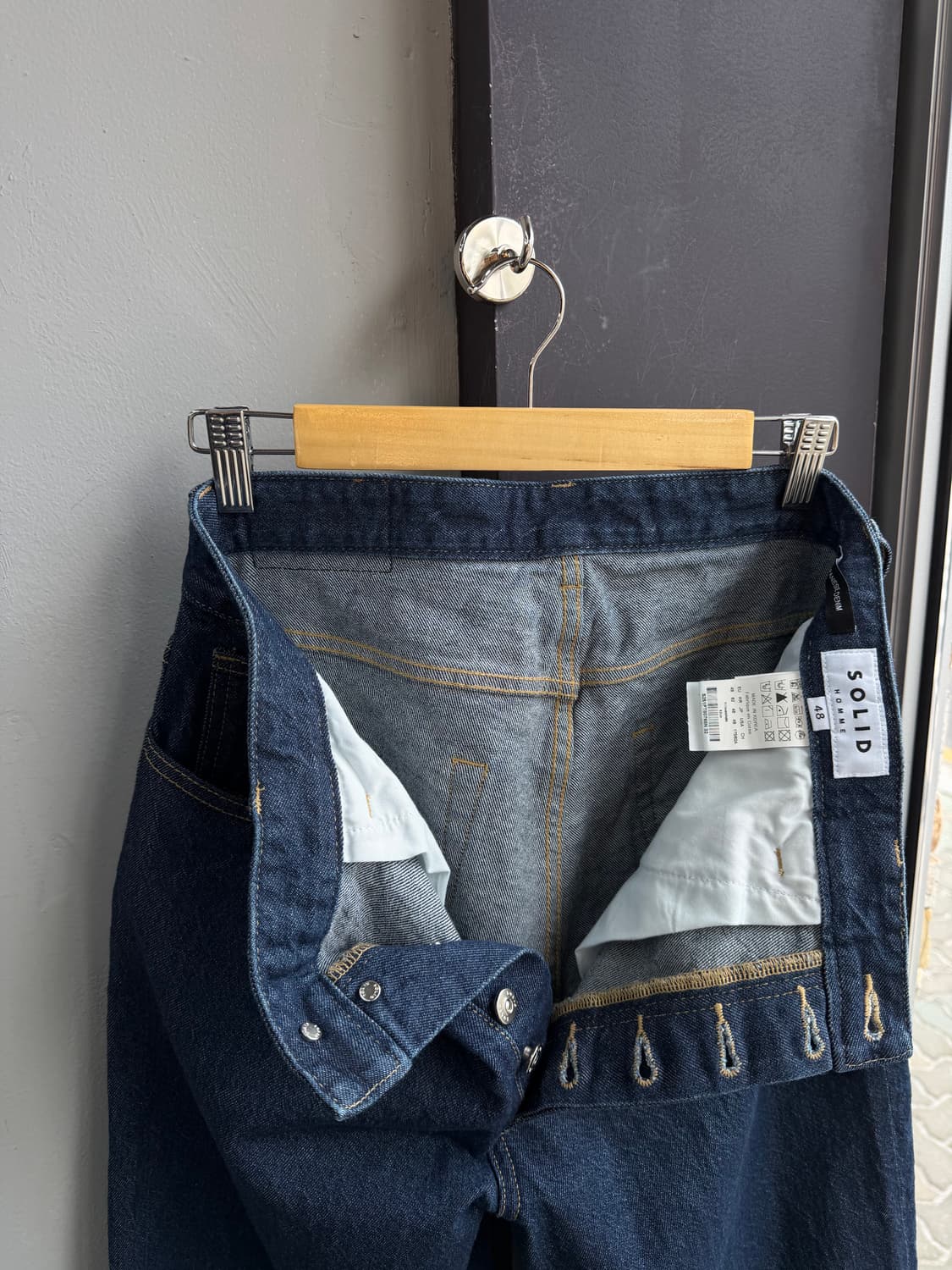 32/ 솔리드옴므 25FW 제팬 셀비지 데님 상품이미지6