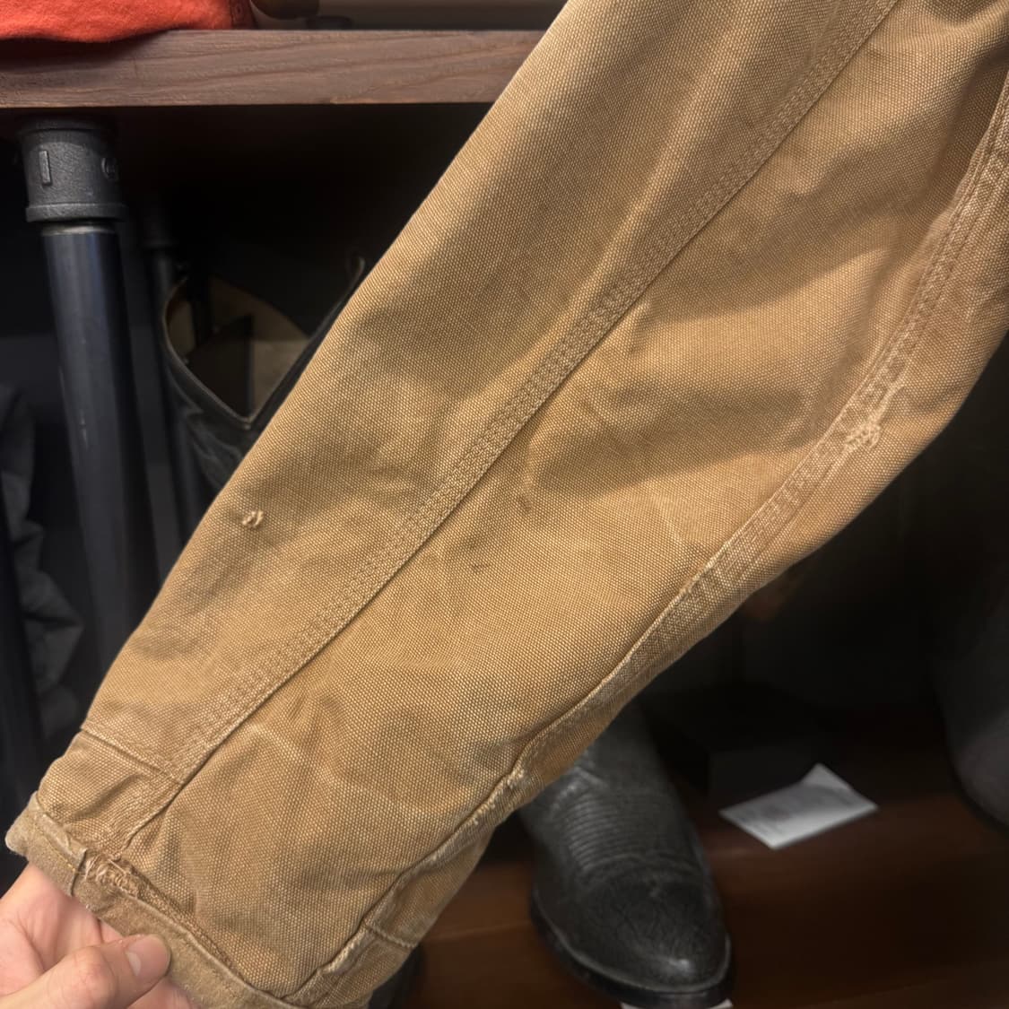 70s Carhartt 칼하트 투포켓 쉐르파 트러커 자켓 / 퍼 워크 상품이미지8