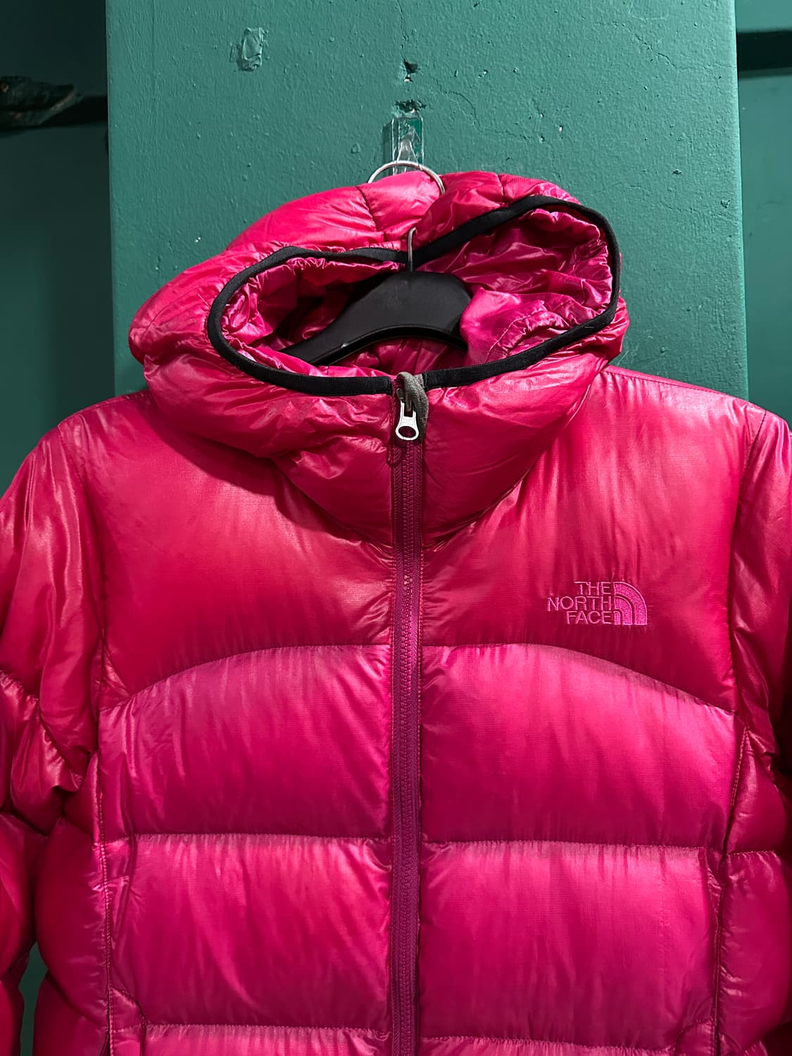 노스페이스 일본판 경량패딩 핑크L 상품이미지2
