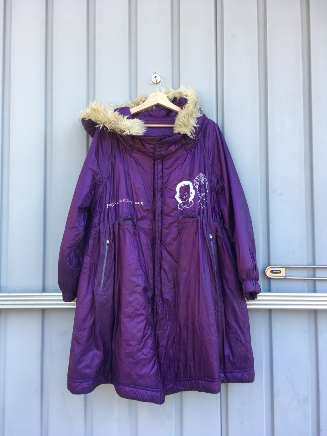 언더커버 17FW 휴먼 컨트롤 시스템 빅 보라 다운 모즈코트 상품이미지1