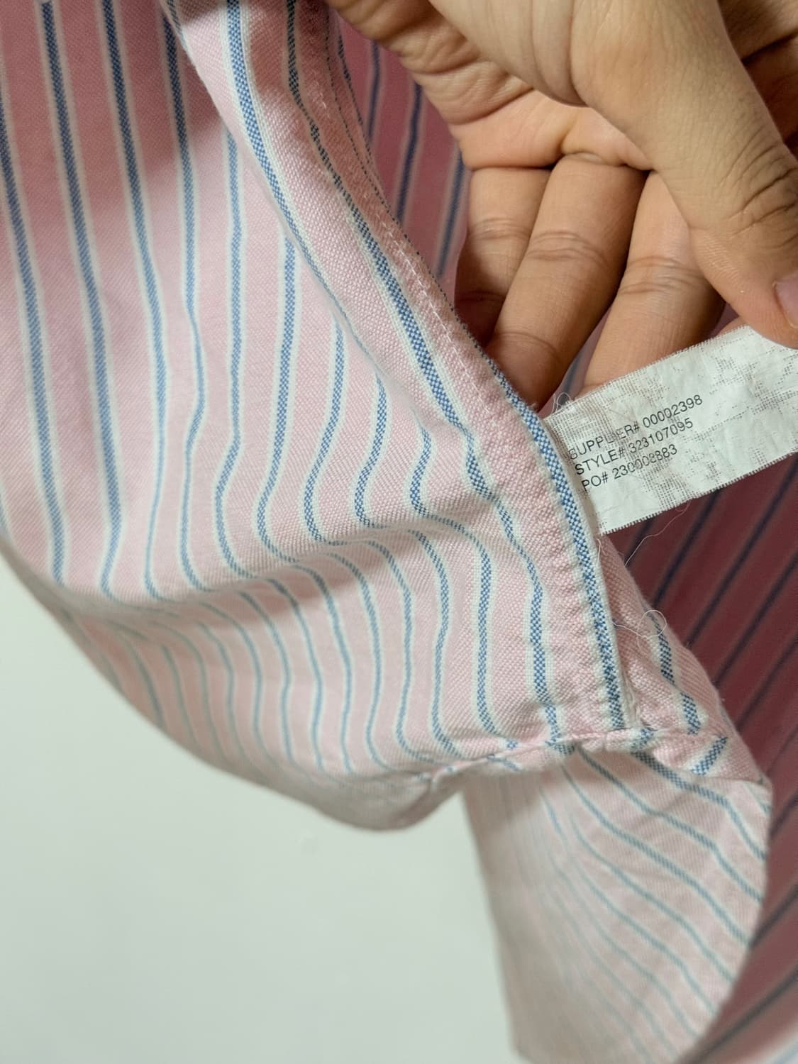 정품 랄프로렌 핑크 스트라이프 옥스퍼드 셔츠 상품이미지9