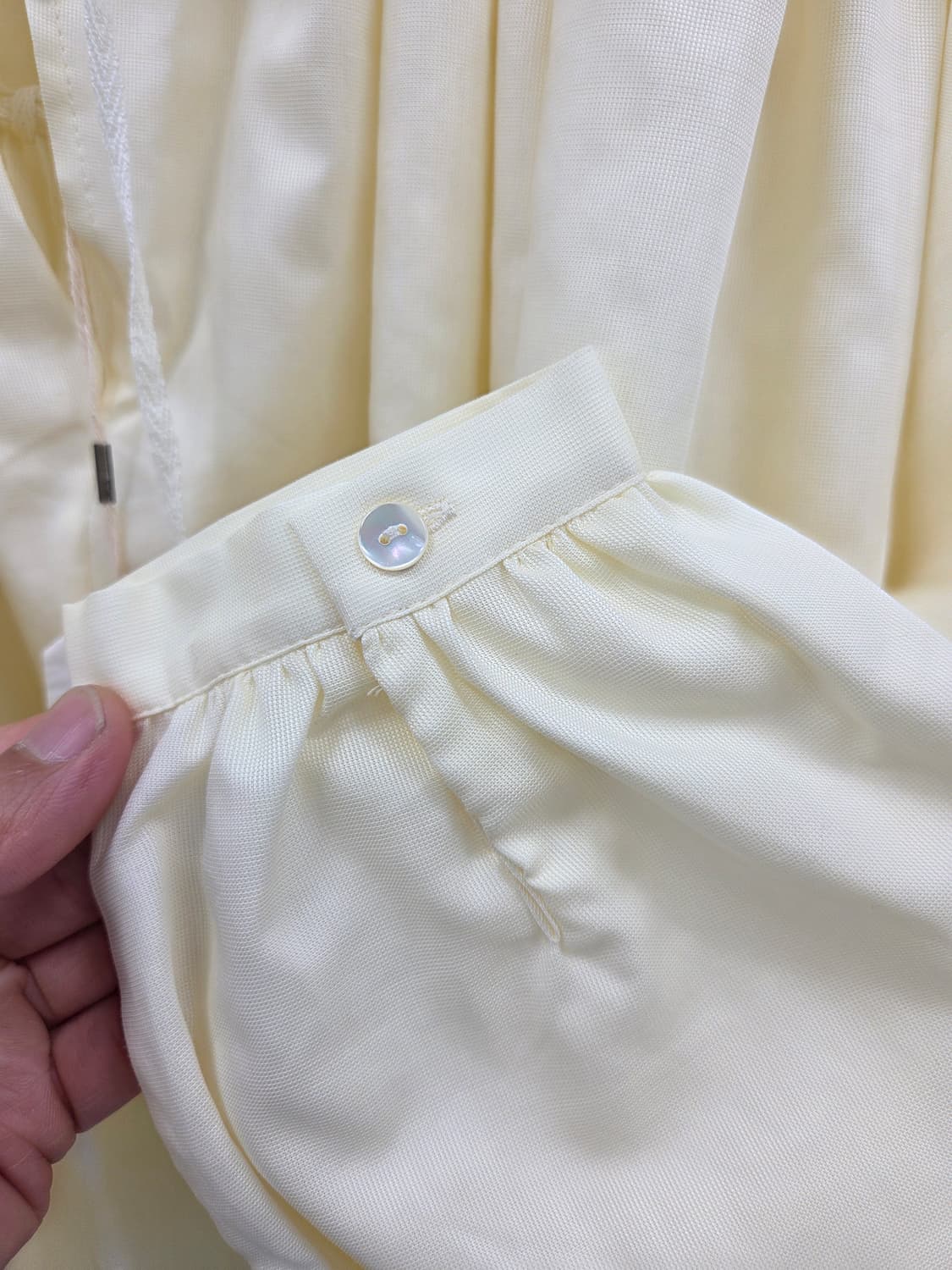 S 23FW [새상품]비아플레인 아이보리 블라우스 상품이미지6