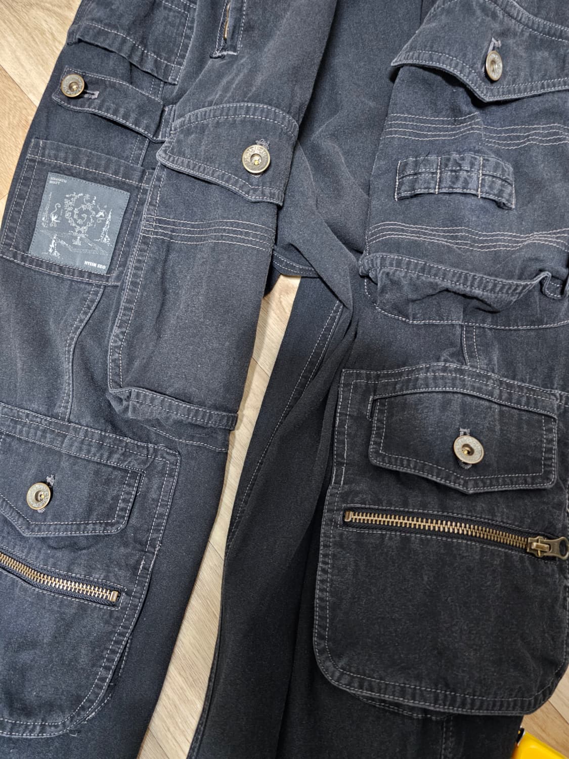 (판매) 혜인서 카고팬츠 블랙 2사이즈 상품이미지3