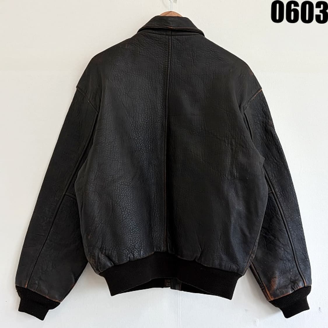 아비렉스 A-2 플라이트 가죽 자켓 M 0603 상품이미지10