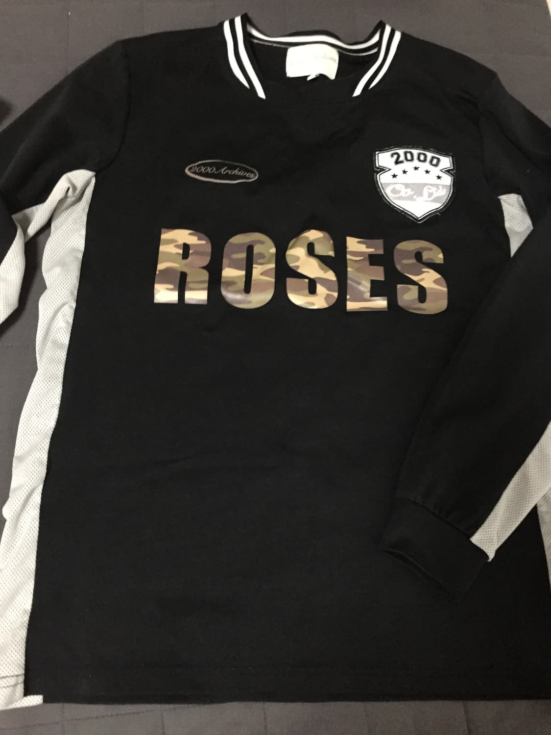 2000 Archives Roses 롱슬리브 블랙 카모 롱슬리브 상품이미지2