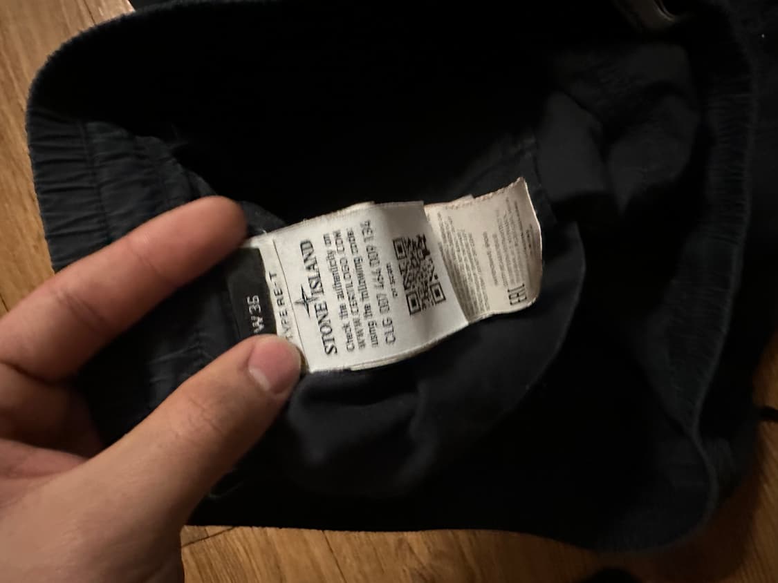 스톤아일랜드 블랙 카고 조거팬츠 36사이즈 정품 상품이미지5