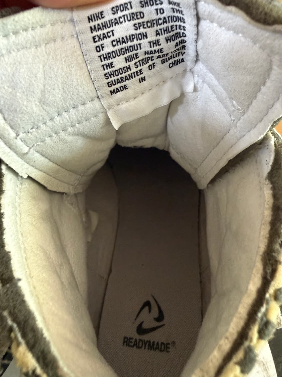 나이키 x 레디메이드 블레이저 미드 화이트 : ) 상품이미지7