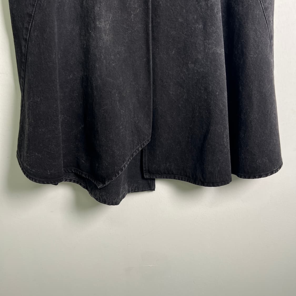 system 시스템 커브 헴 데님 롱 스커트  상품이미지5