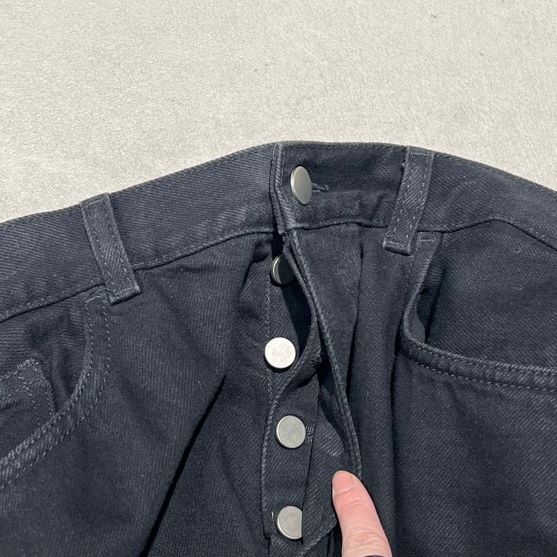 코스 흑청 데님팬츠 s08958 상품이미지6