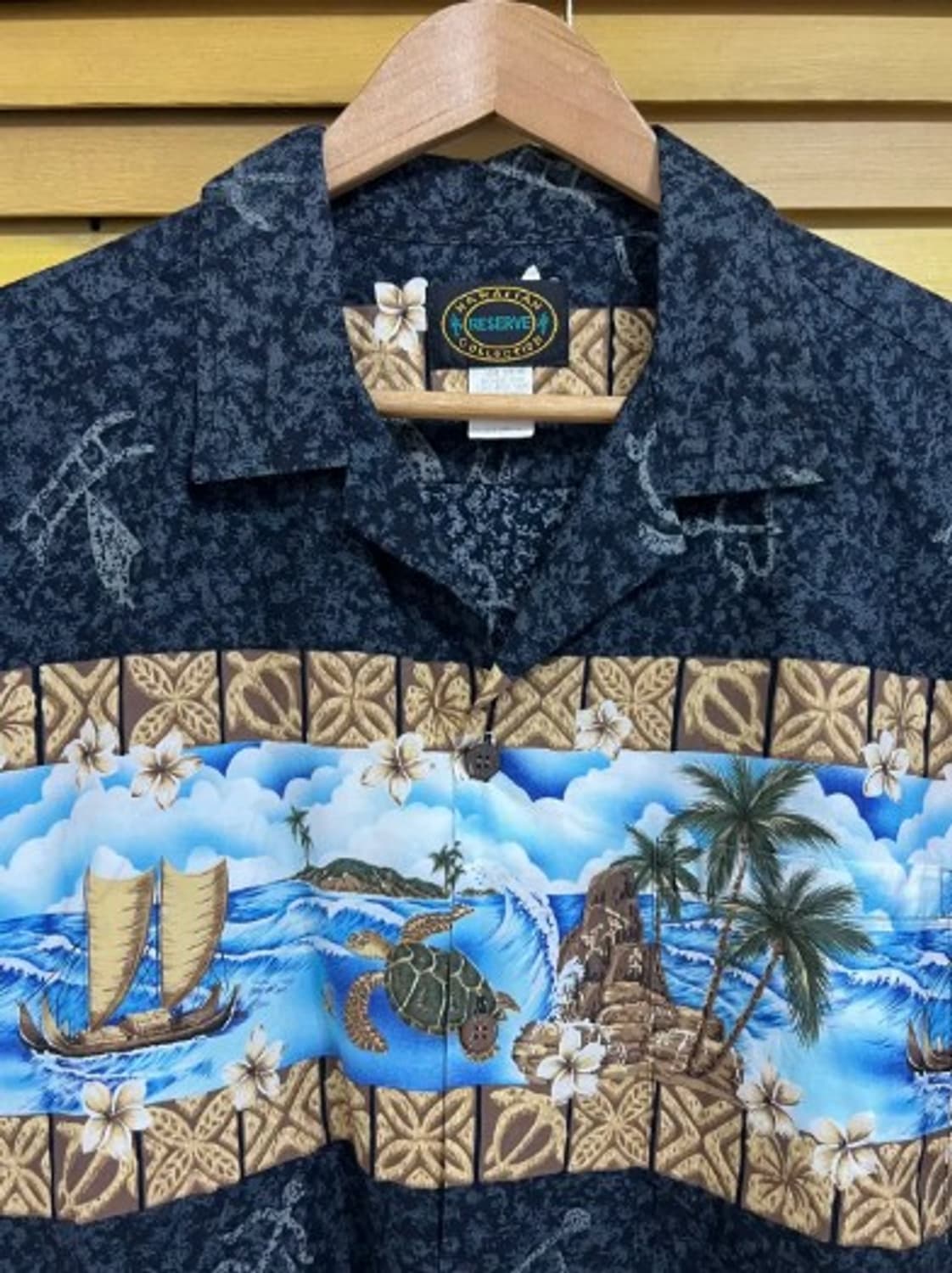 리저브RESERVE 남성 코튼 하와이안셔츠  상품이미지1