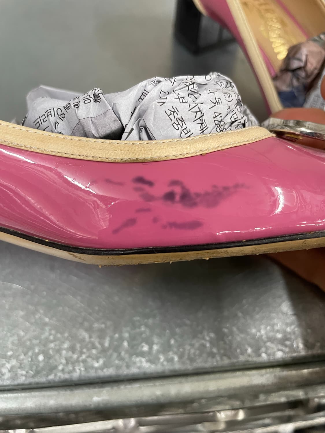 페레가모 레더 힐6.5 상품이미지7