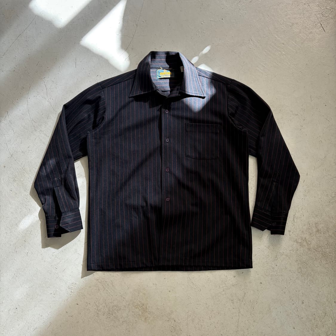 90s Feuston 빈티지 스트라이프 셔츠 M 상품이미지1
