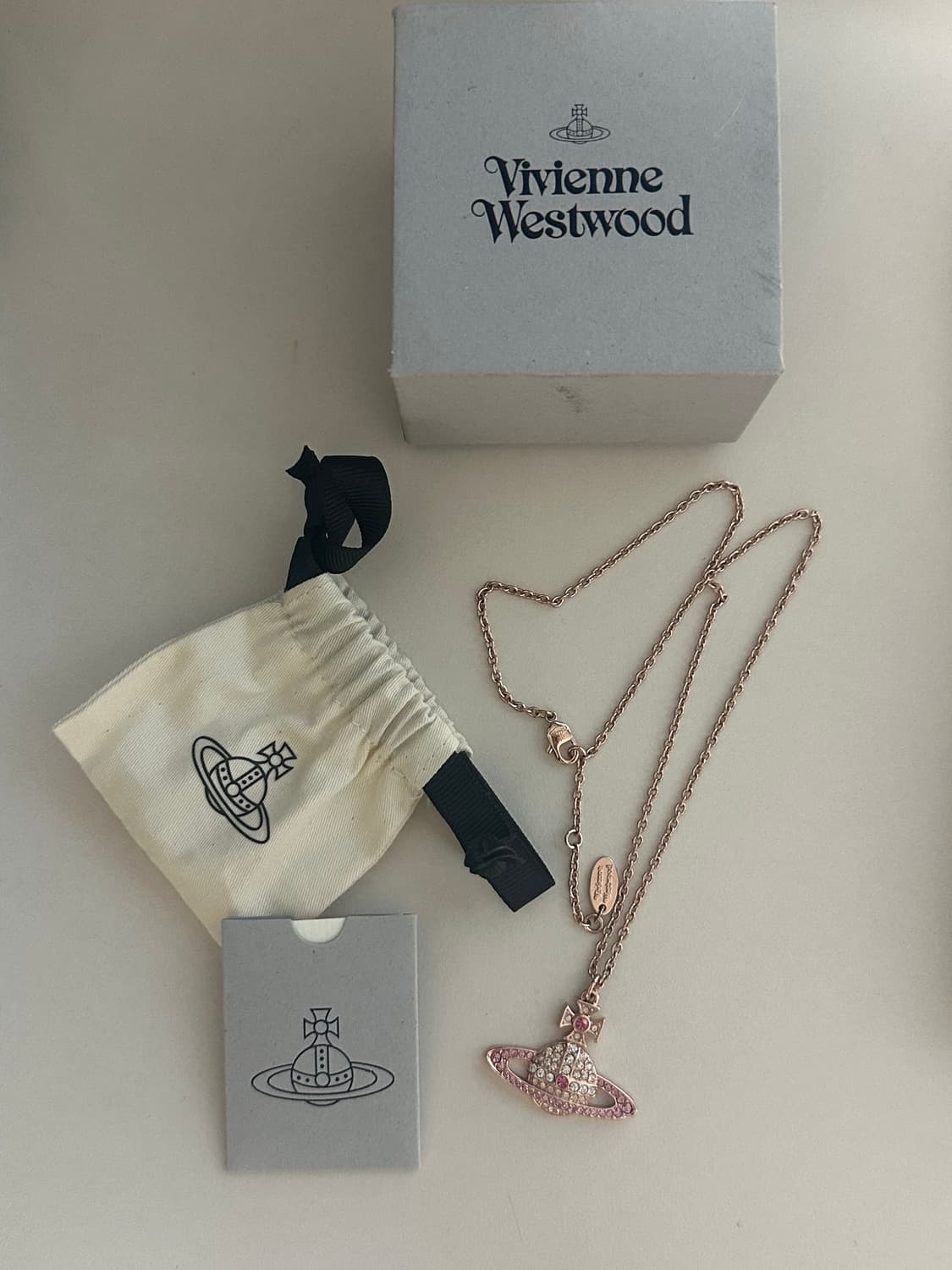 비비안웨스트우드 미니 바스 릴리프 핑크골드 상품이미지4