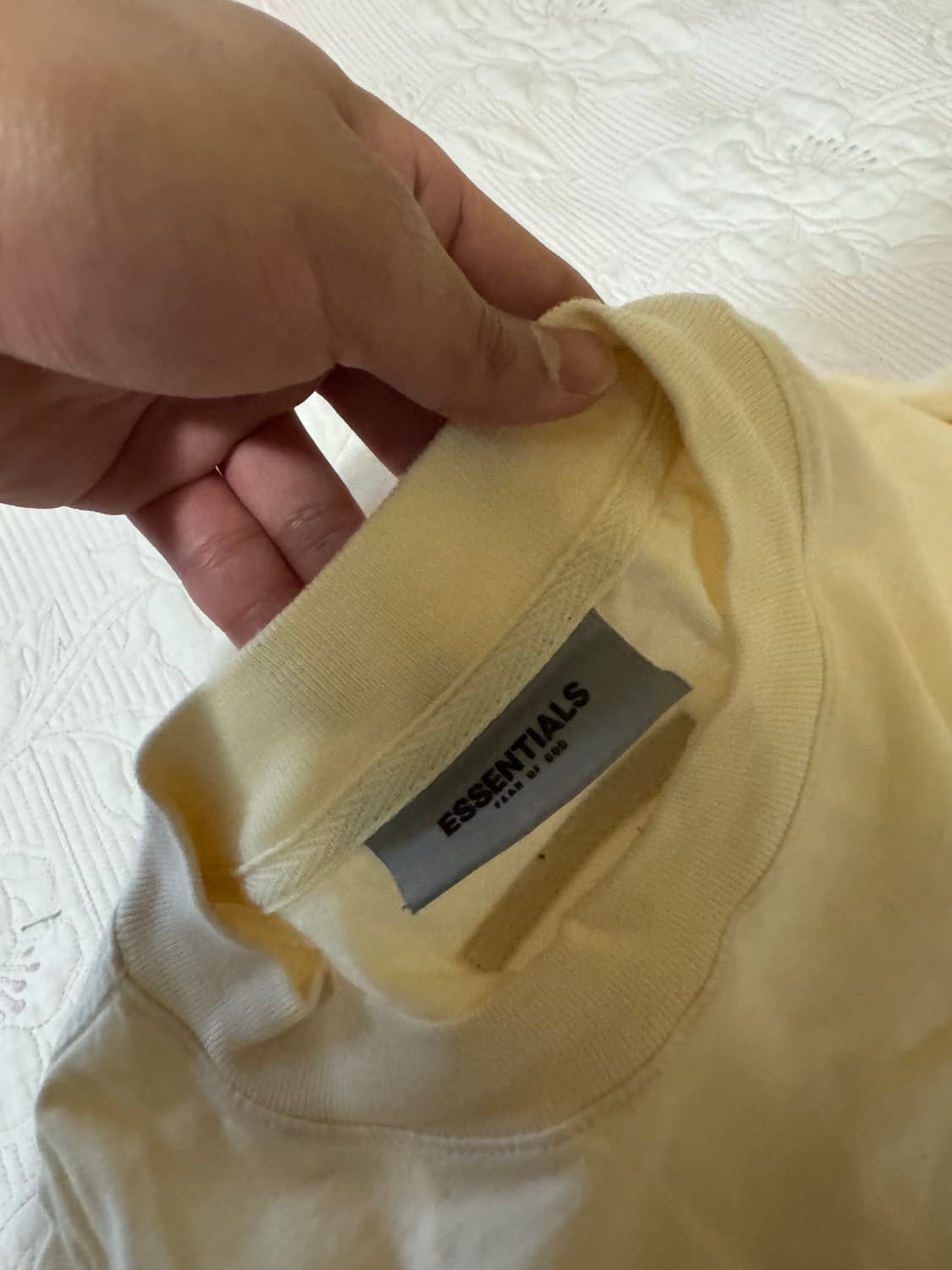 에센셜(Essentials) 긴팔 티셔츠 백로고 s사이즈 상품이미지3
