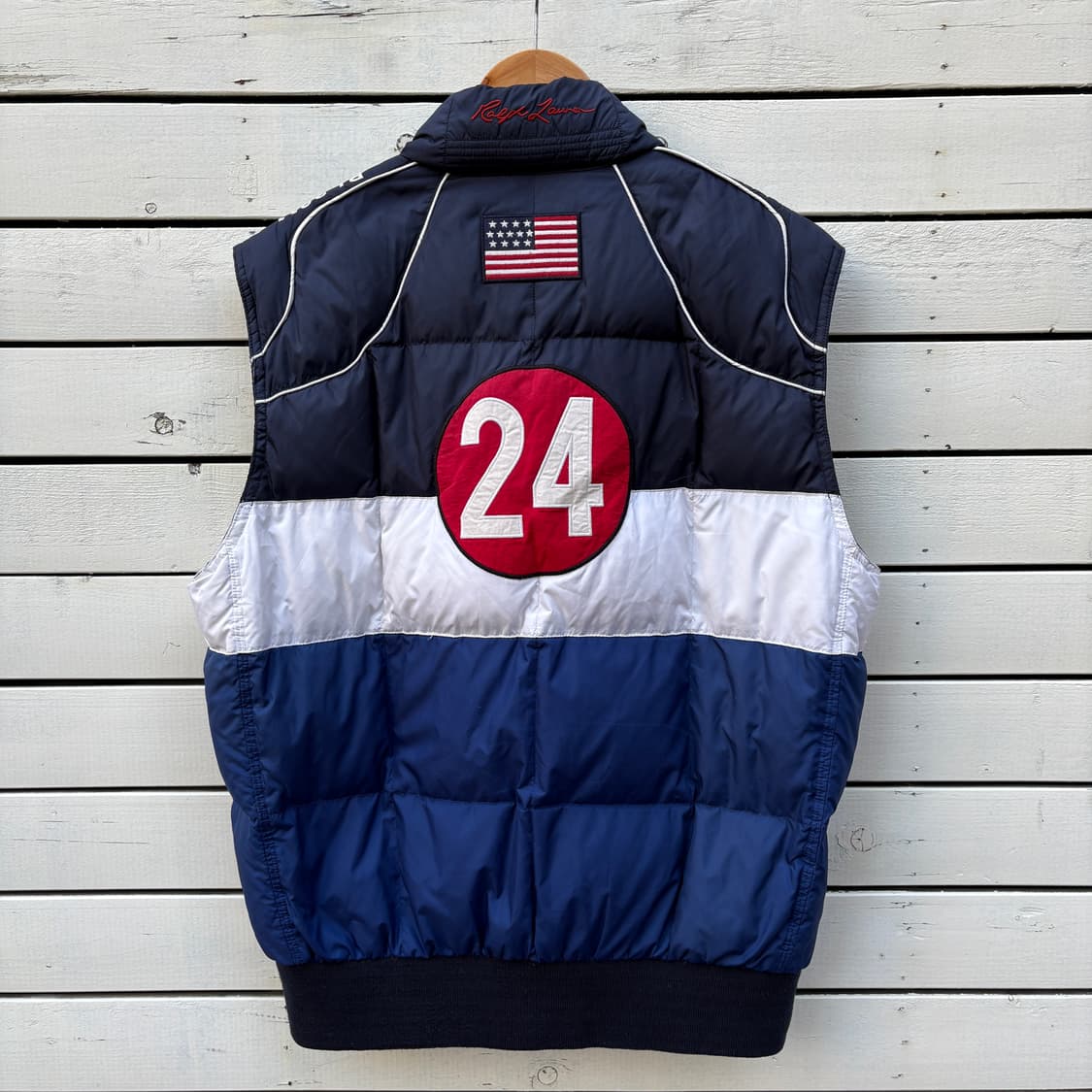 Polo 폴로 빅포니 레이싱 패딩 조끼 상품이미지2