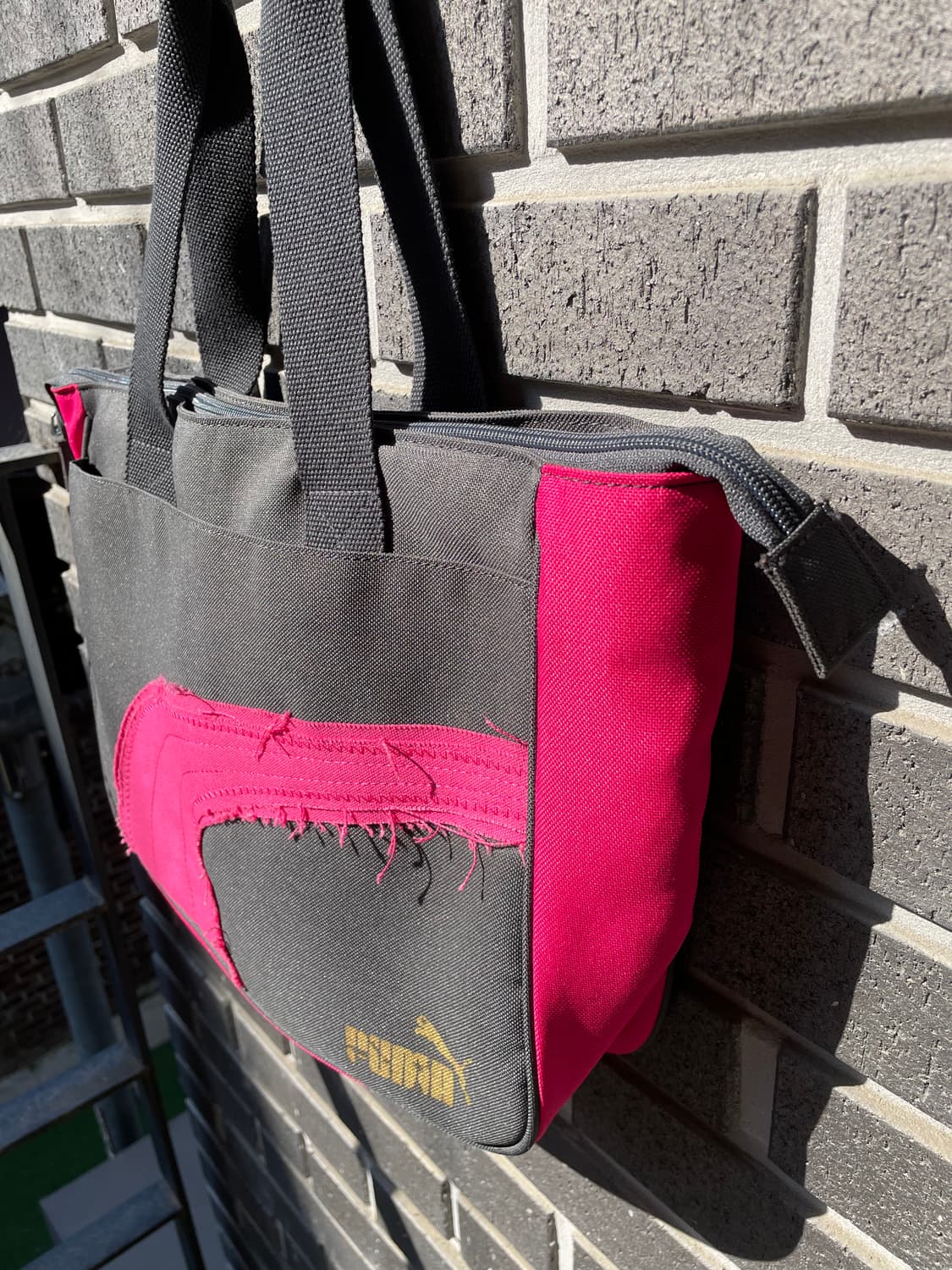 Puma 퓨마 데미지 로고 코튼백 라지 상품이미지7