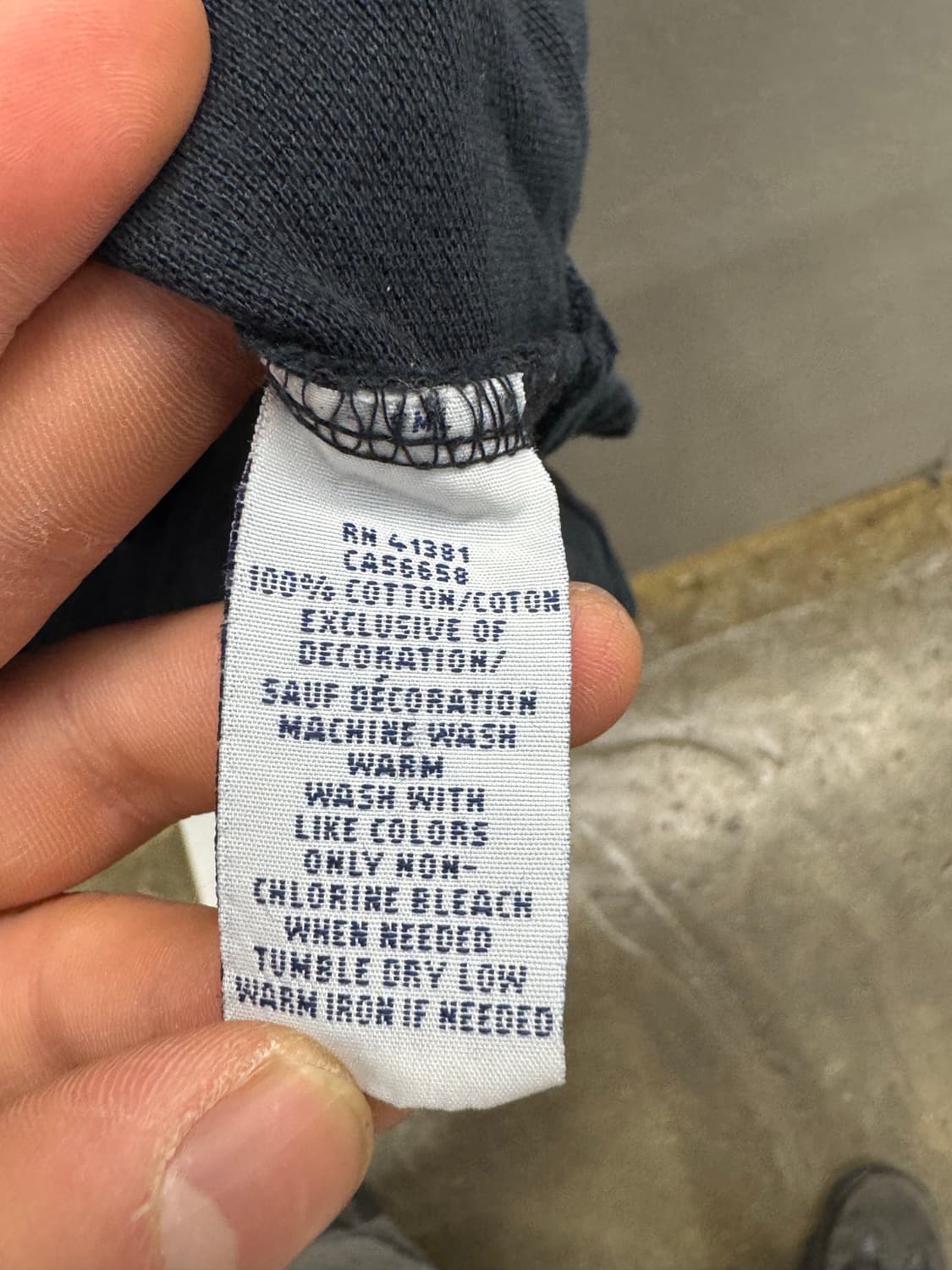 폴로 랄프로렌 네이비 반팔 카라티 M 상품이미지4