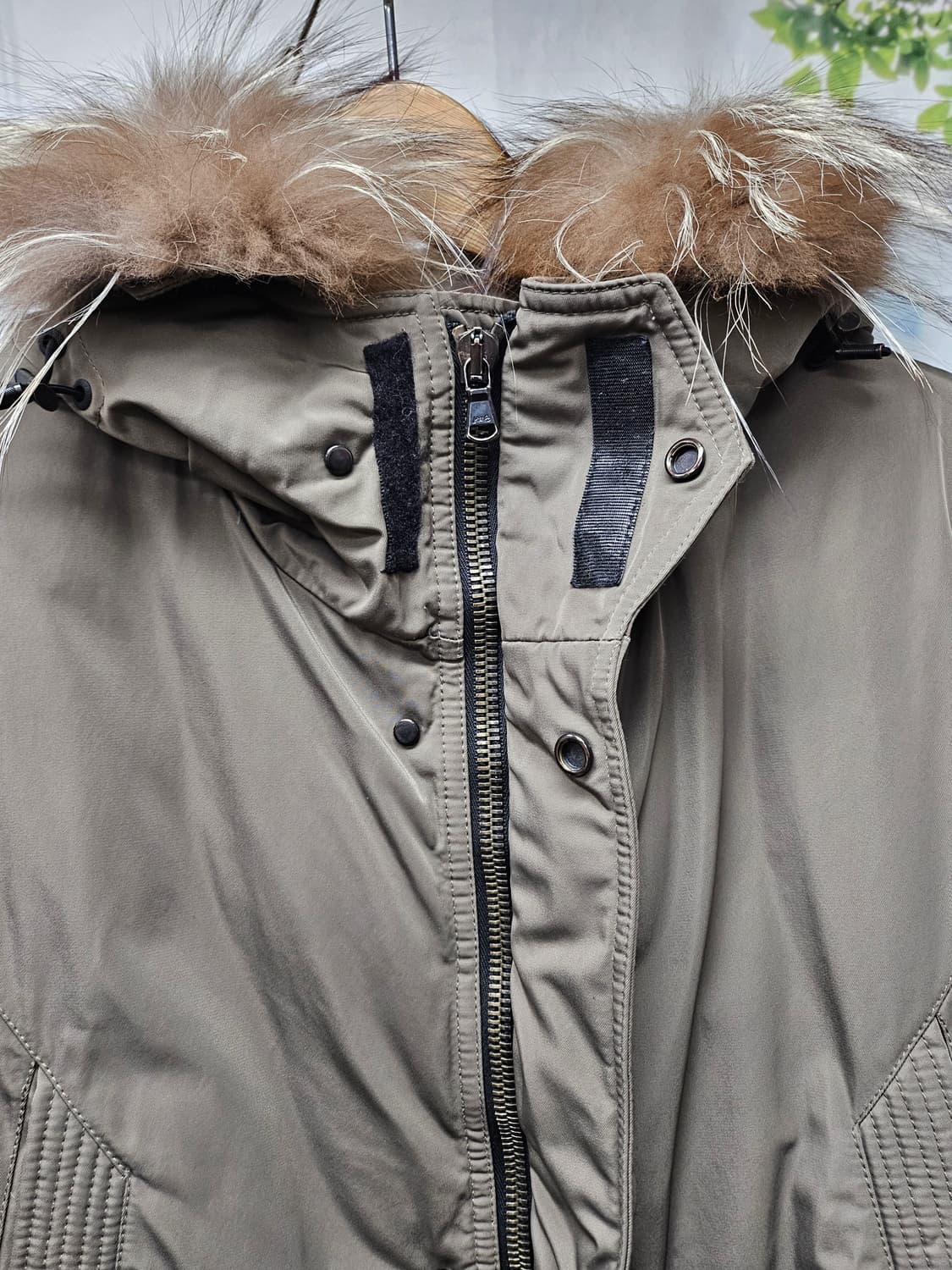 솔리드옴므 남성패딩 105 은여우털 구스패딩 XD57 상품이미지3