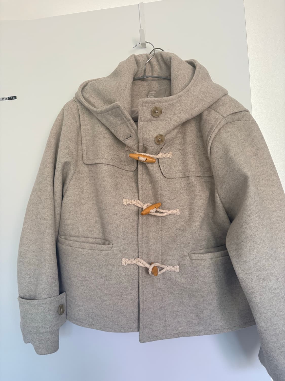 스파오 숏 코드 오트밀 색 L 상품이미지1